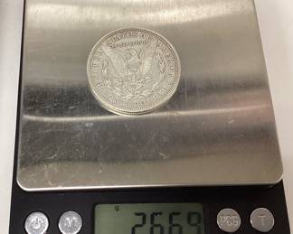 1921-D Morgan silver dollar U.S. 90.0 silver coin Denver mint