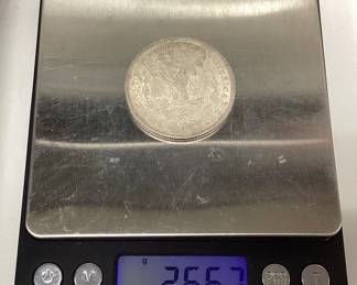 1896-P Morgan silver dollar U.S. 90.0 silver coin Philadelphia mint