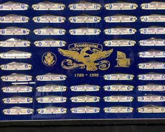 1789-1992 COMMEMORATIVE U.S. PRESIDENTIAL POCKET KNIFE COLLECTION