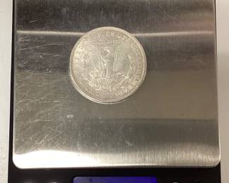1896-P Morgan silver dollar U.S. 90.0 silver coin Philadelphia mint
