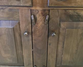 Antique Step back, cupboard, cabinet, hutch Solid wood construction. Perfect compliment to any primitive, rustic, or farm house decor. 48Lx19W74H. No shipping