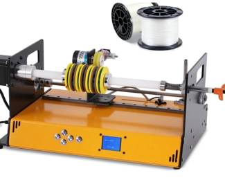 EPIDIOXI AUTOMATIC TABLETOP COIL WINDING MACHINE 900RPM METER w AUTO WIRE ALIGNMENT, COMPATIBLE w 18-46AWG WIRE, IDEAL FOR GUITAR PICKUP COILS, FISHING LINES, SMALL TRANSFORMERS NEW IN THE BOX