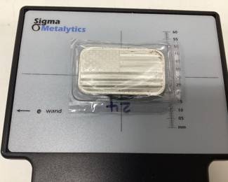 1 troy oz. .999 silver bar American Flag bar bullion
