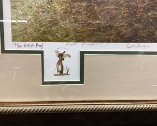 SIGNED KNUTSON #12/100 ARTIST PROOF â€˜A DAY AT HUNTING CREEK NO SHIPPING PICKUP ONLY