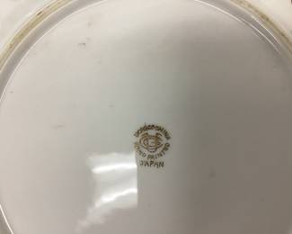 5 VTG. PORCELAIN PLATES Ucagco bird plate