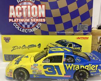2) DALE EARNHARDT JR DIECAST CARS #31 Wrangler and #8 Budweiser both are first editions in the series