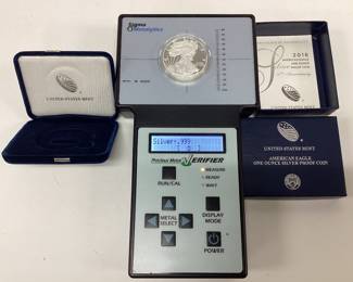 2016 U.S. Silver Eagle dollar 99.9 silver coin