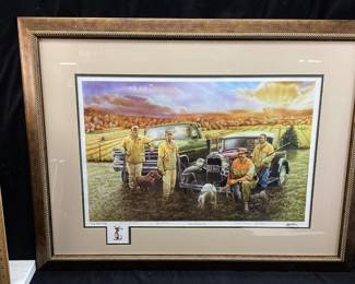 SIGNED KNUTSON #12/100 ARTIST PROOF â€˜A DAY AT HUNTING CREEK NO SHIPPING PICKUP ONLY
