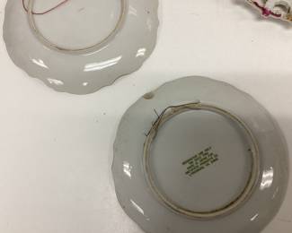 5 VTG. PORCELAIN PLATES Ucagco bird plate