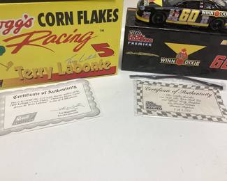TERRY LABONTE #5 KELLOGGâ€™S CORN FLAKES AND MARK MARTIN #60 WINN DIXIE BOTH ARE FIRST IN THE EDITION SERIES DIECAST CARS