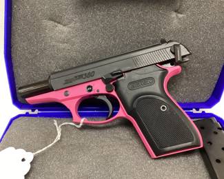 Bersa Pink Thunder 380acp with case. all gun, rifle, shotgun, pistol FFL rules apply