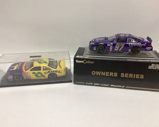 KURT BUSCH #97 CROWN ROYAL AND JIMMY SPENCER #23 SMOKIN JOEâ€™S CAMEL DIECAST CARS