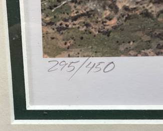 NC ARTIST TIM BRUCE GHOST SERIES SIGNED #295/450 FAMILY TIES FRAMED PRINT, FAMILY WORKING ON THE FARM NO SHIPPING PICKUP ONLY