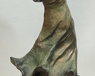 RARE 1997 GENESIS FINE ARTS BRONZE MOTHER & CHILD SCULPTURE, 11.5in H, MULLINGAR IRELAND