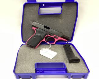 Bersa Pink Thunder 380acp with case. all gun, rifle, shotgun, pistol FFL rules apply