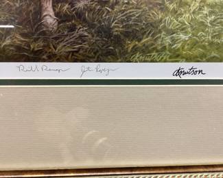 SIGNED KNUTSON #12/100 ARTIST PROOF â€˜A DAY AT HUNTING CREEK NO SHIPPING PICKUP ONLY