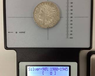 1921-P Morgan silver dollar U.S. 90.0 silver coin Philadelphia mint