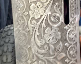 Vtg. Sewing machine Allis Chalmers lamp Great Functional re purposed Antique. No shipping PICKUP only.