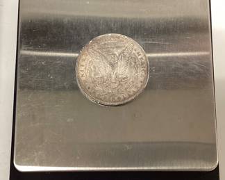 1896-P Morgan silver dollar U.S. 90.0 silver coin Philadelphia mint