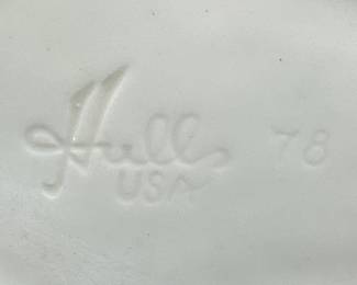  HULL POTTERY #78 LEAF CONSOLE BOWL, 12.5in W