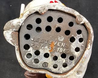 LATE 19th CENTURY J.E. STEVENS CAST IRON MECHANICAL BLACK AMERICANA COIN BANK NO SHIPPING PICKUP ONLY