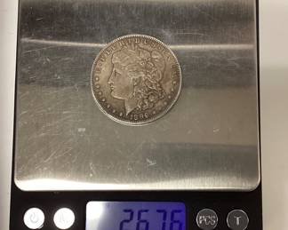  1896-P Morgan silver dollar U.S. 90.0 silver coin Philadelphia mint