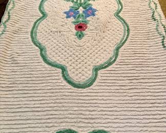 Chenille bedspread