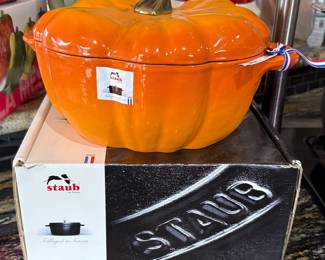 NEW Staub cast iron pumpkin