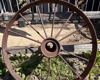 Large wagon wheels