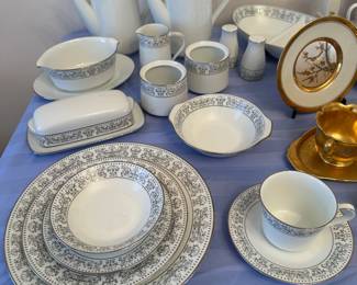 Noritake Eminence china set (only one place setting is photographed)