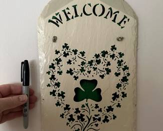 Slate wall hangings......