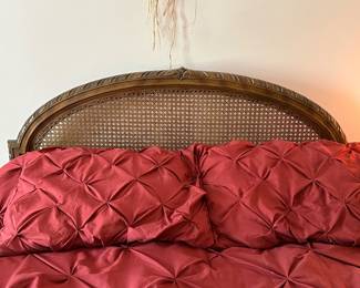Queen headboard and frame