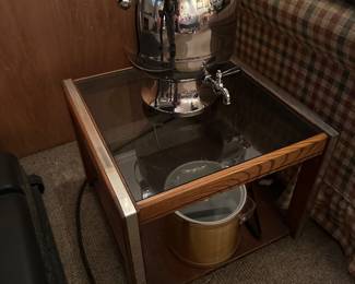 (2) matching MCM end tables.......