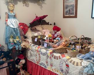 Huge doll collection