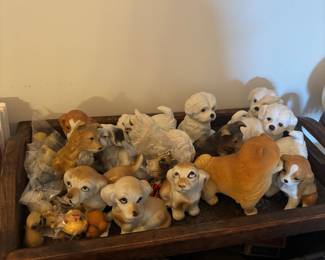 Ceramic dog collection 