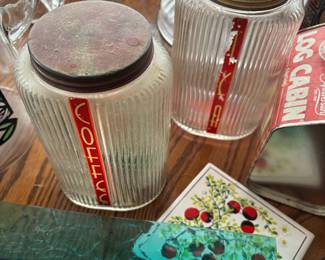 Antique storage jars