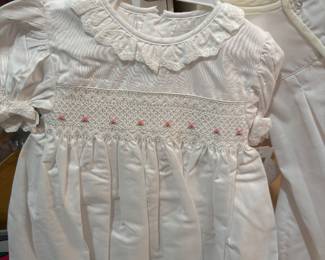 New smocked baby clothes