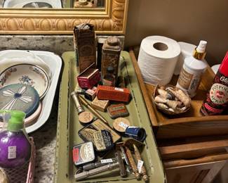 Vintage and antique medicines and notions