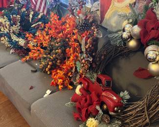 Beautiful seasonal wreaths