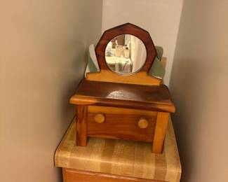 Mini cedar doll furniture 
