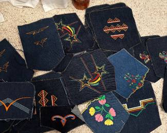 Vintage Jean patches