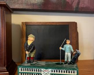 Vintage cast iron bank