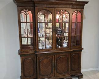Ashley 4-door Lighted China Cabinet