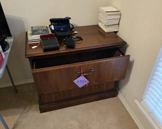 Amos Wood File Cabinet