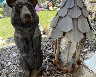 Wooden bear
