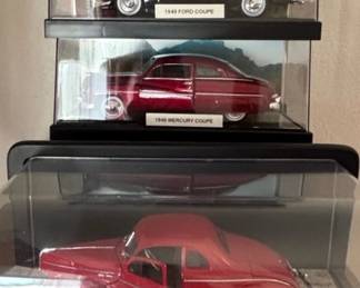 Collection of DieCast Model Cars, Primarily ss Fords and Mercurys