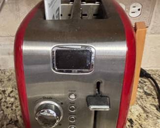 KitchenAid KMTER Empire Red Slice Toaster