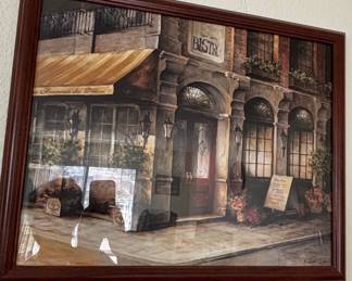 French Bistro Scene Framed Print by Ruane Manning second image