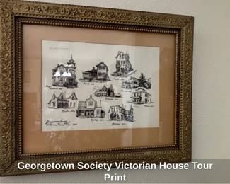 Georgetown Society Victorian House Tour Print