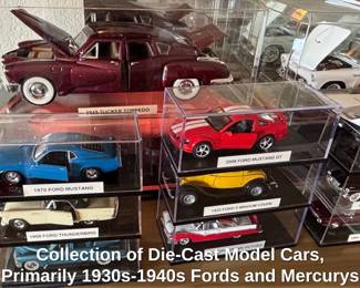 Collection of DieCast Model Cars, Primarily ss Fords and Mercurys fifth image